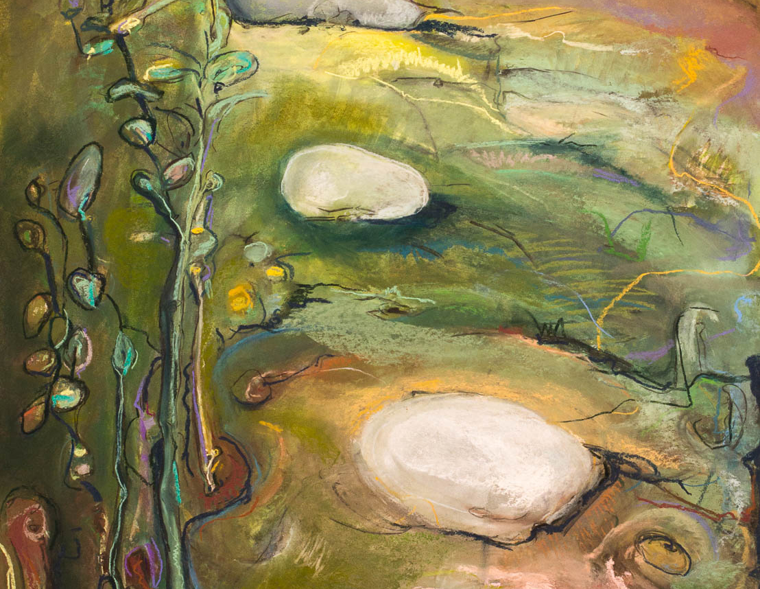 Forest Beckons (detail) by Kate Henderson