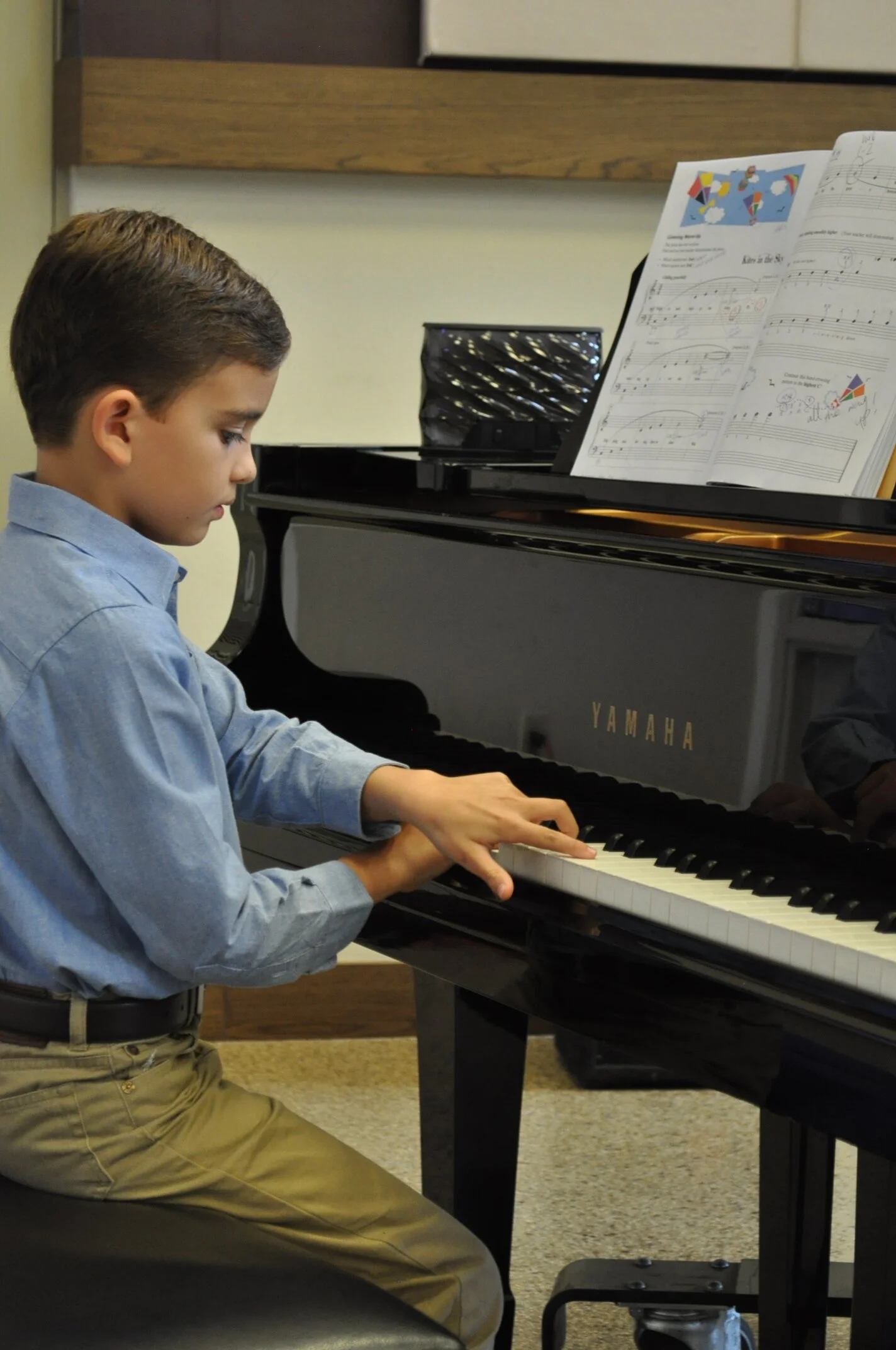 Student at Spring 2018 Recital at the University of Miami