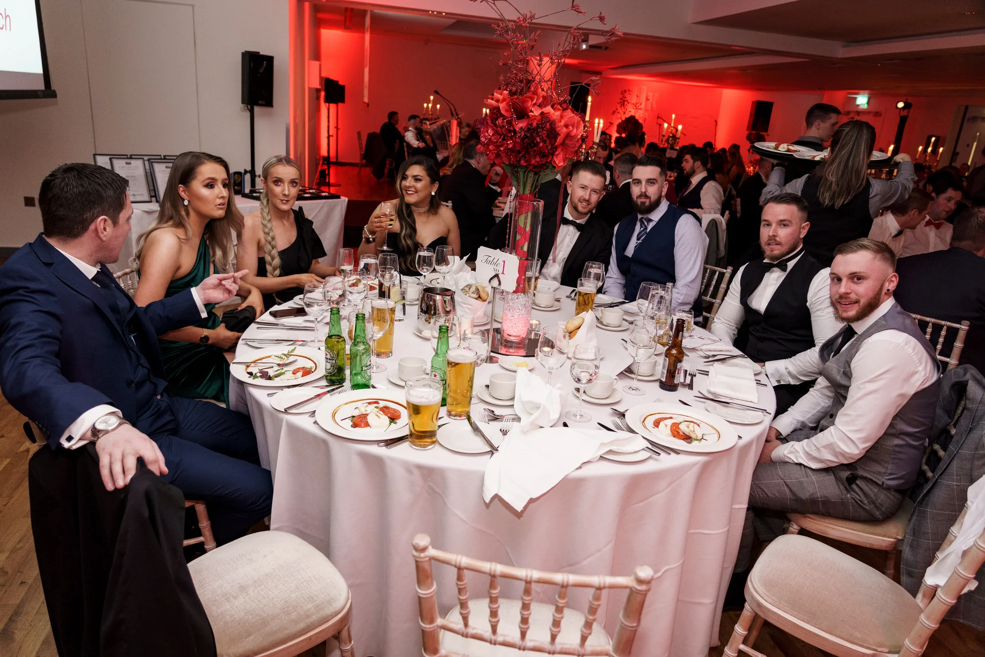 Phone Watch Christmas Party and Awards party in The Morrison Hotel Dublin. Corporate photography by Roger Kenny.