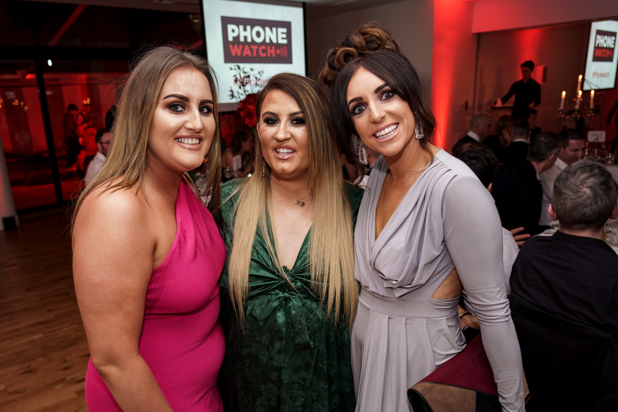  Phone Watch Christmas Party and Awards party in The Morrison Hotel Dublin. Corporate photography by Roger Kenny. 