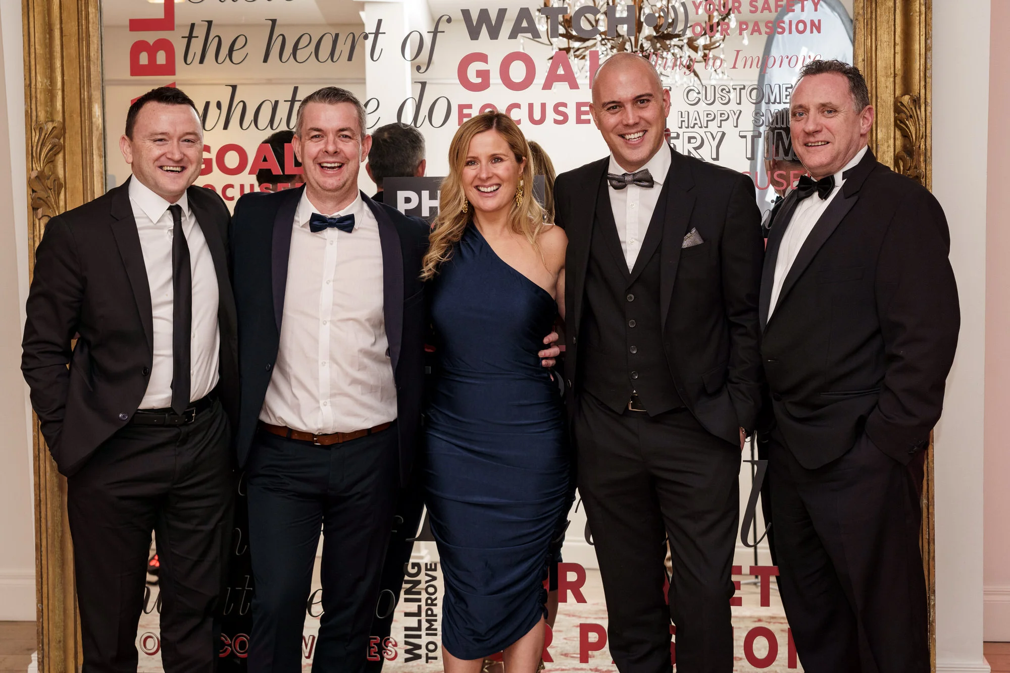 Phone Watch Christmas Party and Awards party in The Morrison Hotel Dublin. Corporate photography by Roger Kenny.