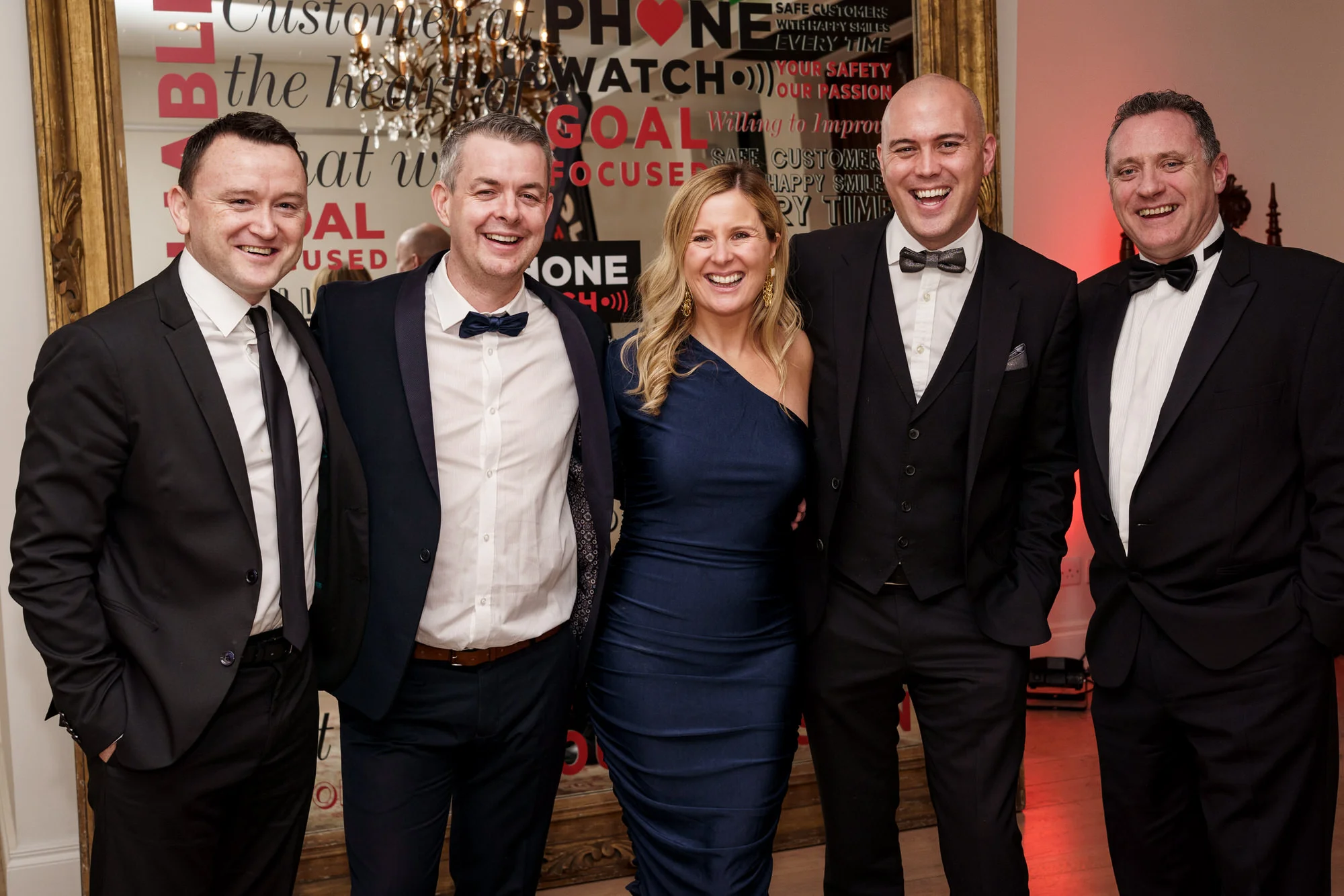 Phone Watch Christmas Party and Awards party in The Morrison Hotel Dublin. Corporate photography by Roger Kenny.