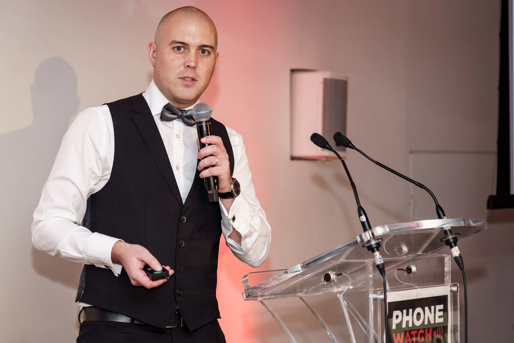 Phone Watch Christmas Party and Awards party in The Morrison Hotel Dublin. Corporate photography by Roger Kenny.