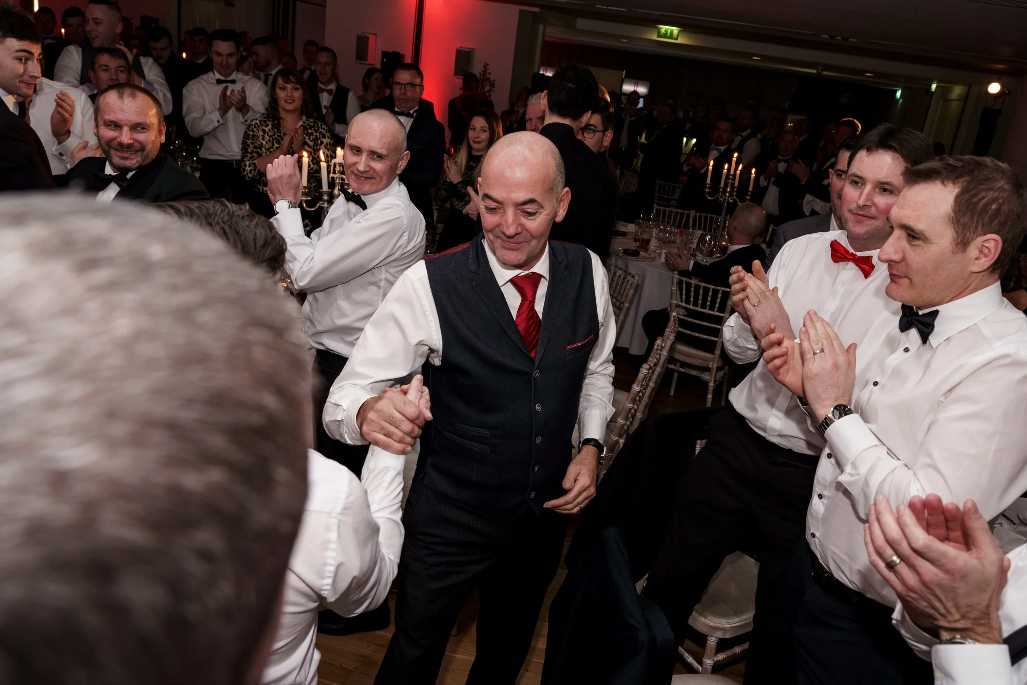 Phone Watch Christmas Party and Awards party in The Morrison Hotel Dublin. Corporate photography by Roger Kenny.