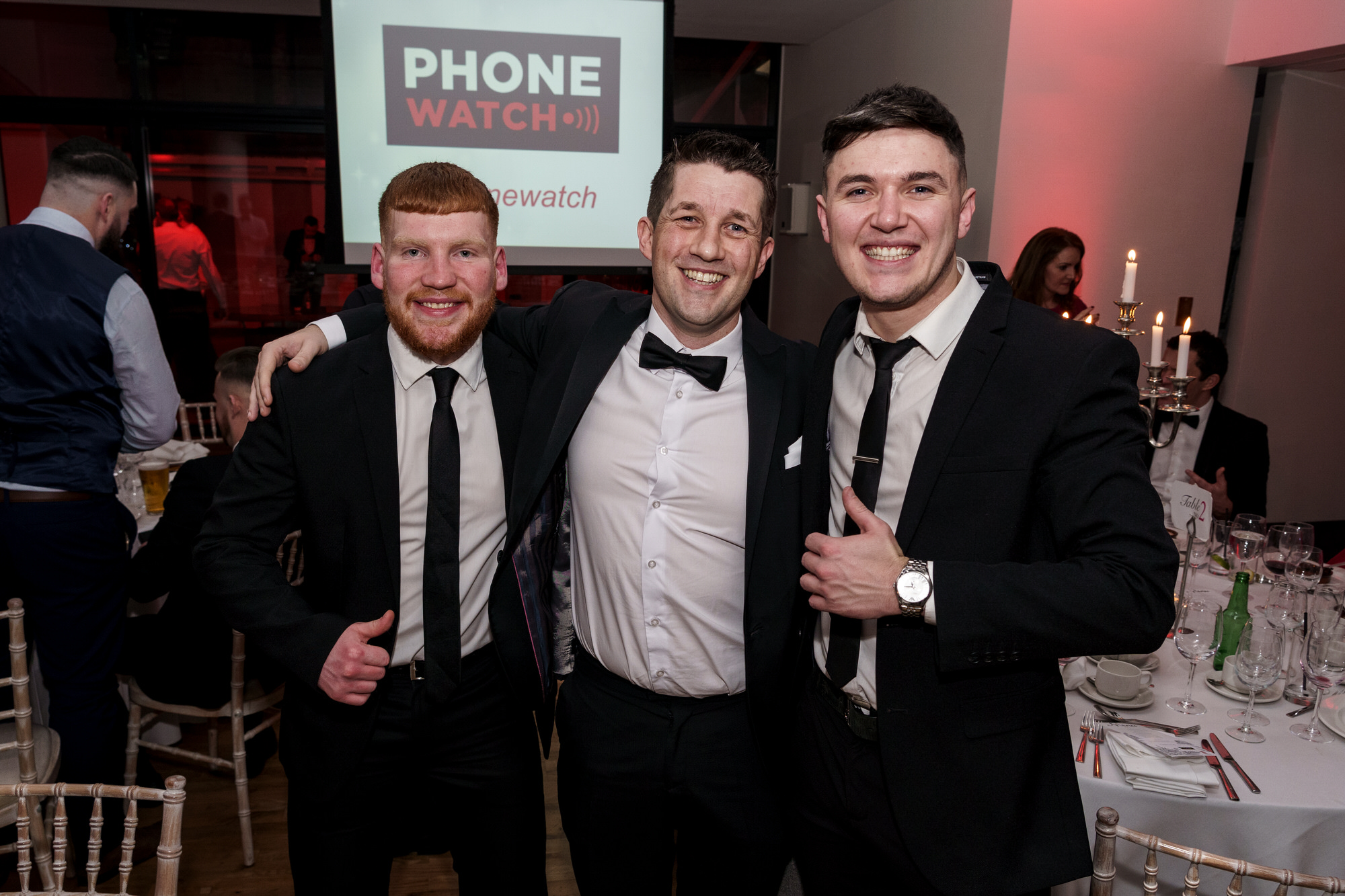  Phone Watch Christmas Party and Awards party in The Morrison Hotel Dublin. Corporate photography by Roger Kenny. 