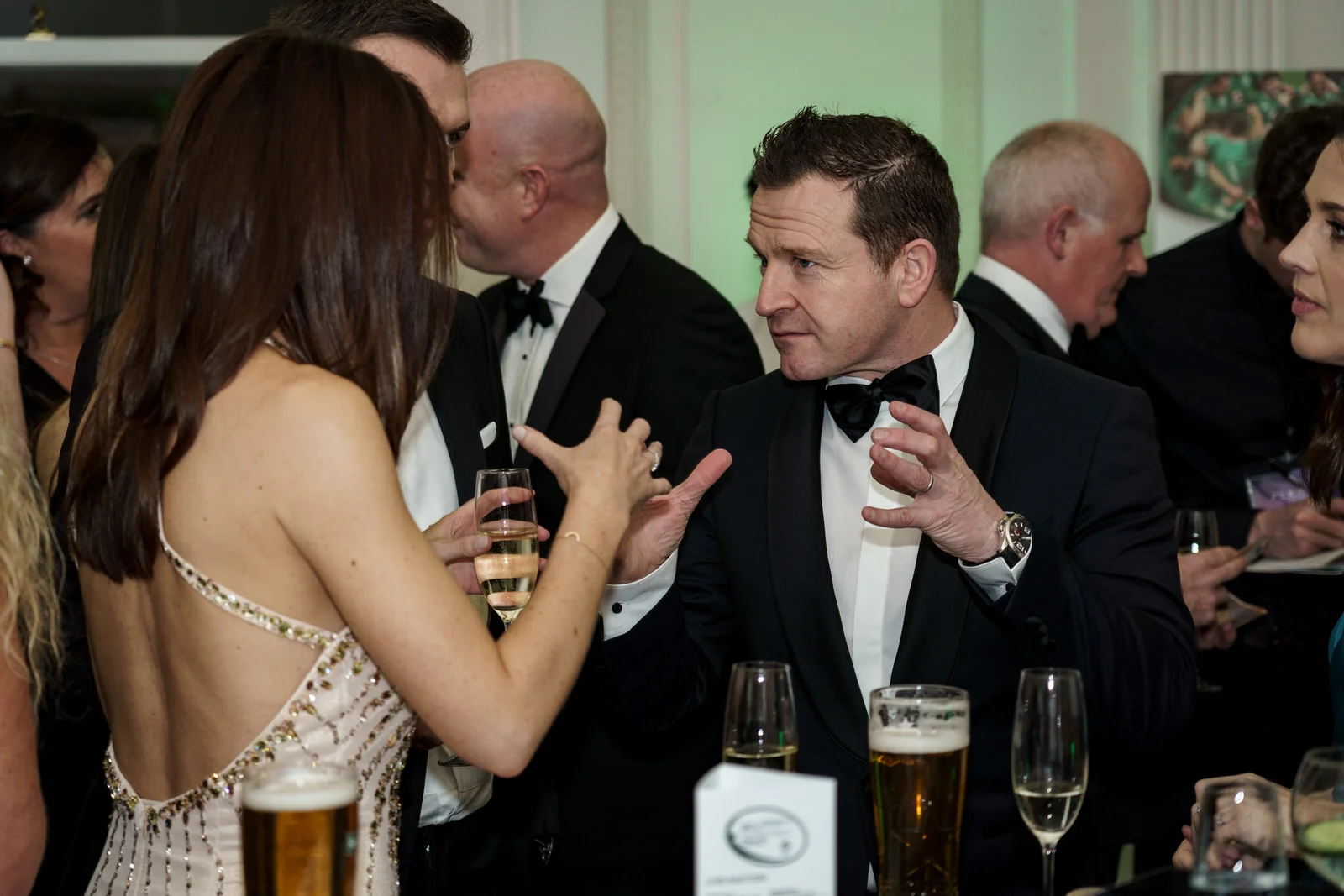 IRFU Charitable Trust 2019 Ball. The Shelbourne Hotel Dublin Ireland.