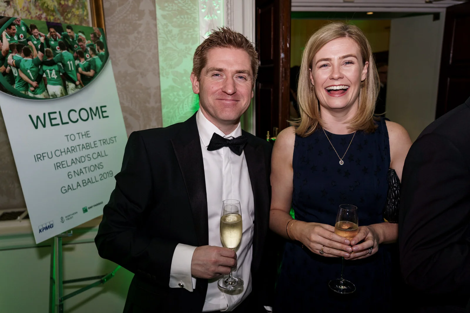 IRFU Charitable Trust 2019 Ball. The Shelbourne Hotel Dublin Ireland.