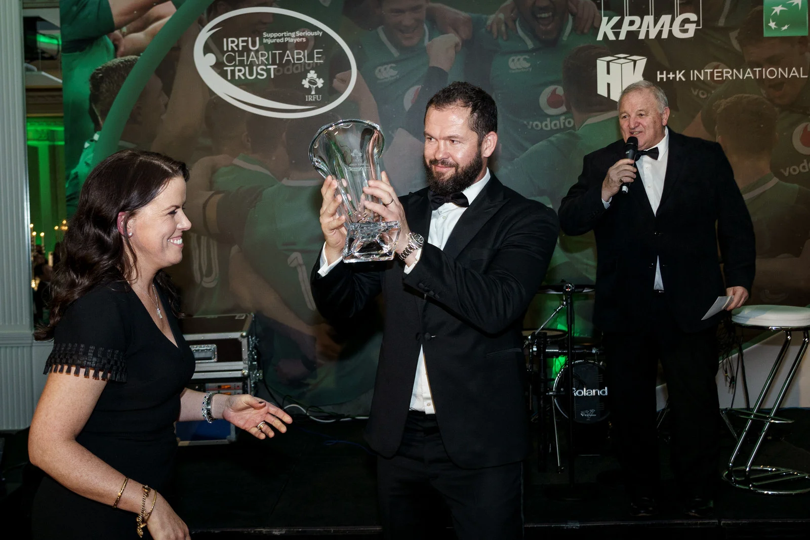 IRFU Charitable Trust 2019 Ball. The Shelbourne Hotel Dublin Ireland.