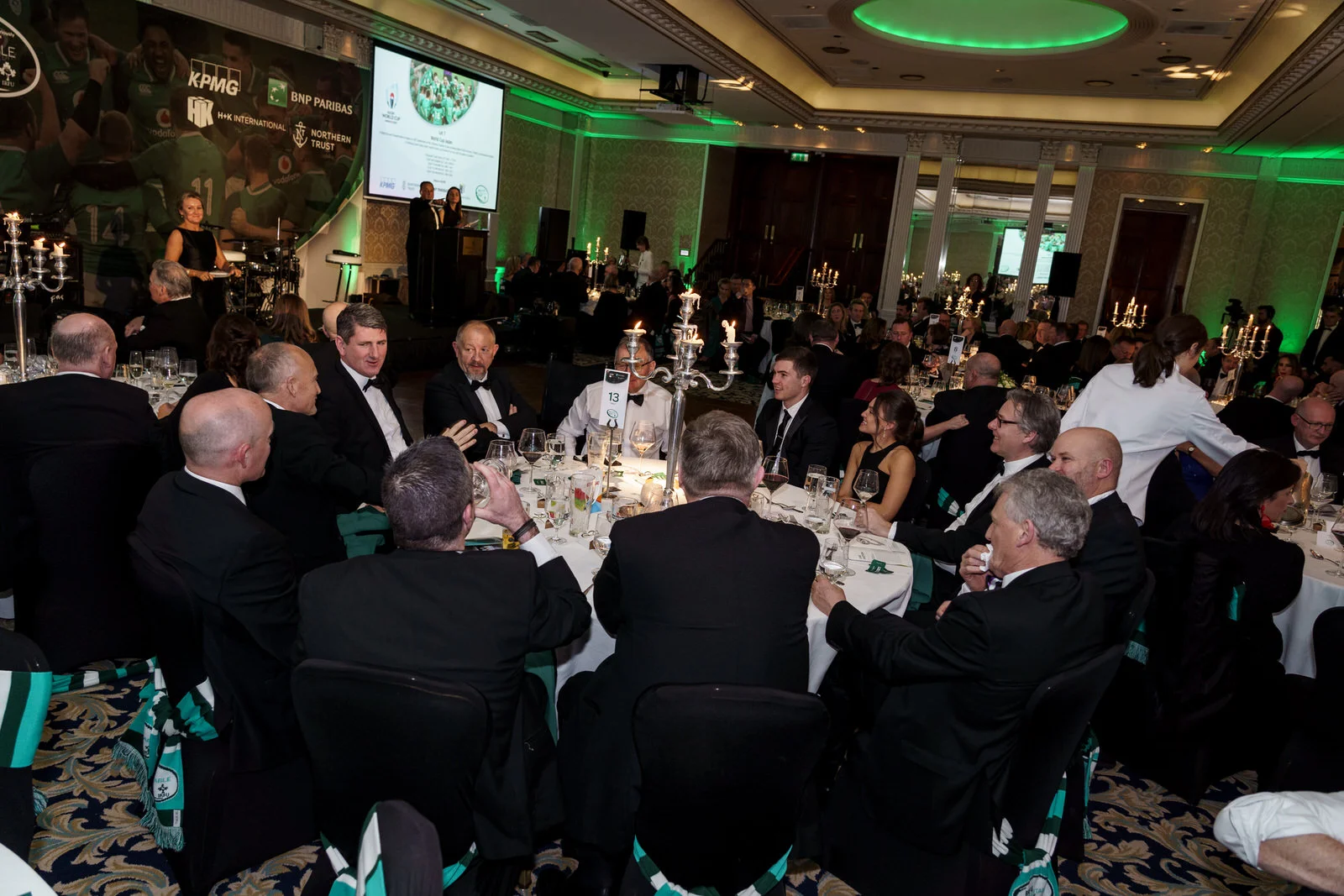 IRFU Charitable Trust 2019 Ball. The Shelbourne Hotel Dublin Ireland.