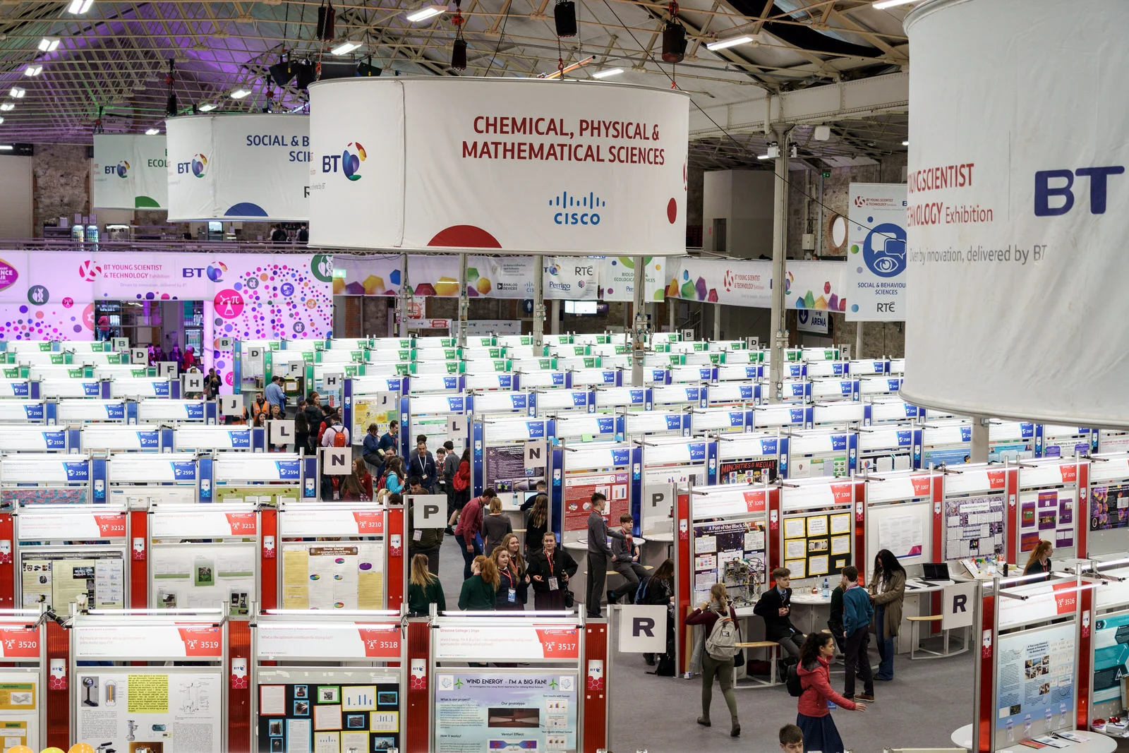 CISCO at BT Young Scientist and Technology Exhibition 2019 RDS Dublin Ireland.