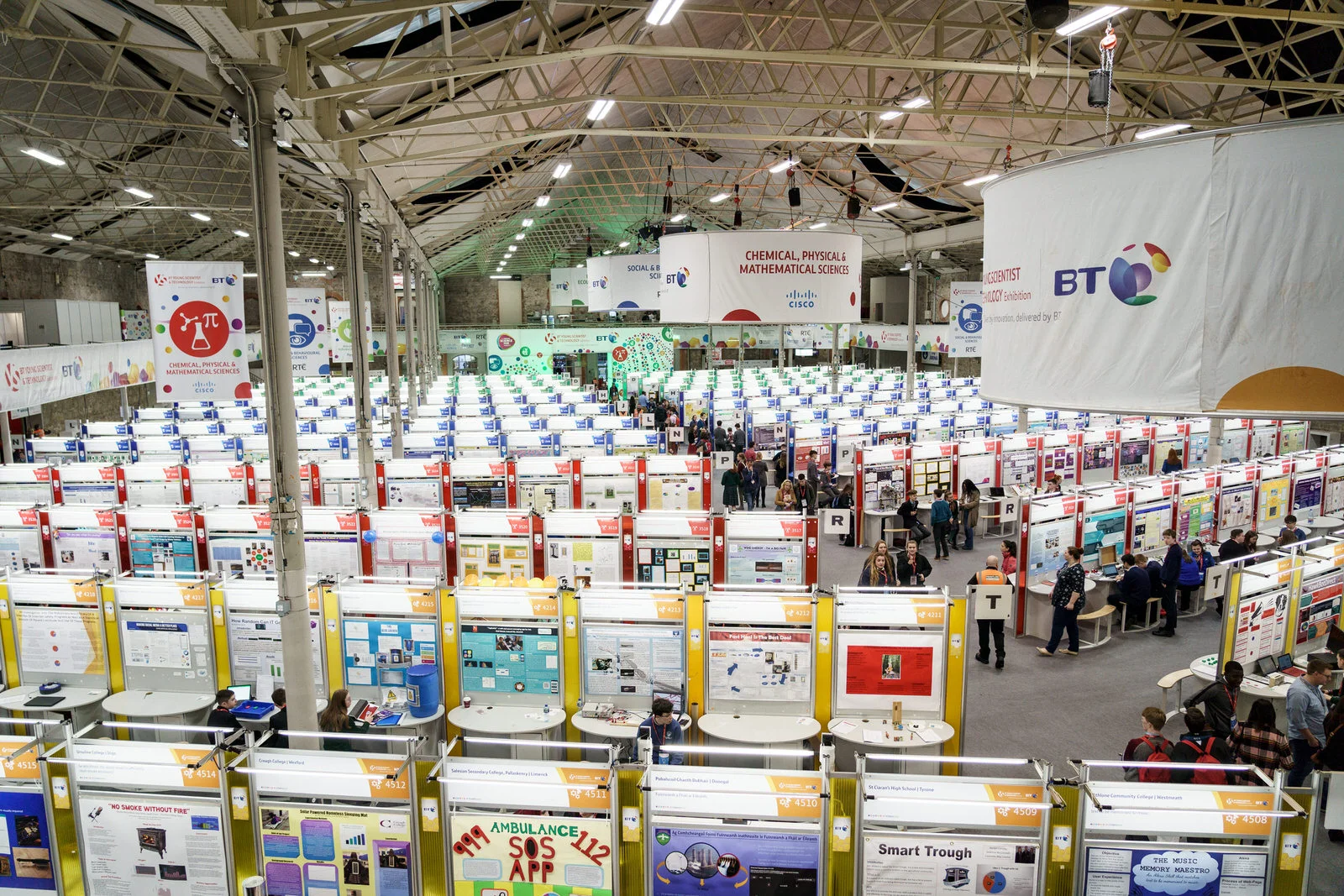 CISCO at BT Young Scientist and Technology Exhibition 2019 RDS Dublin Ireland.