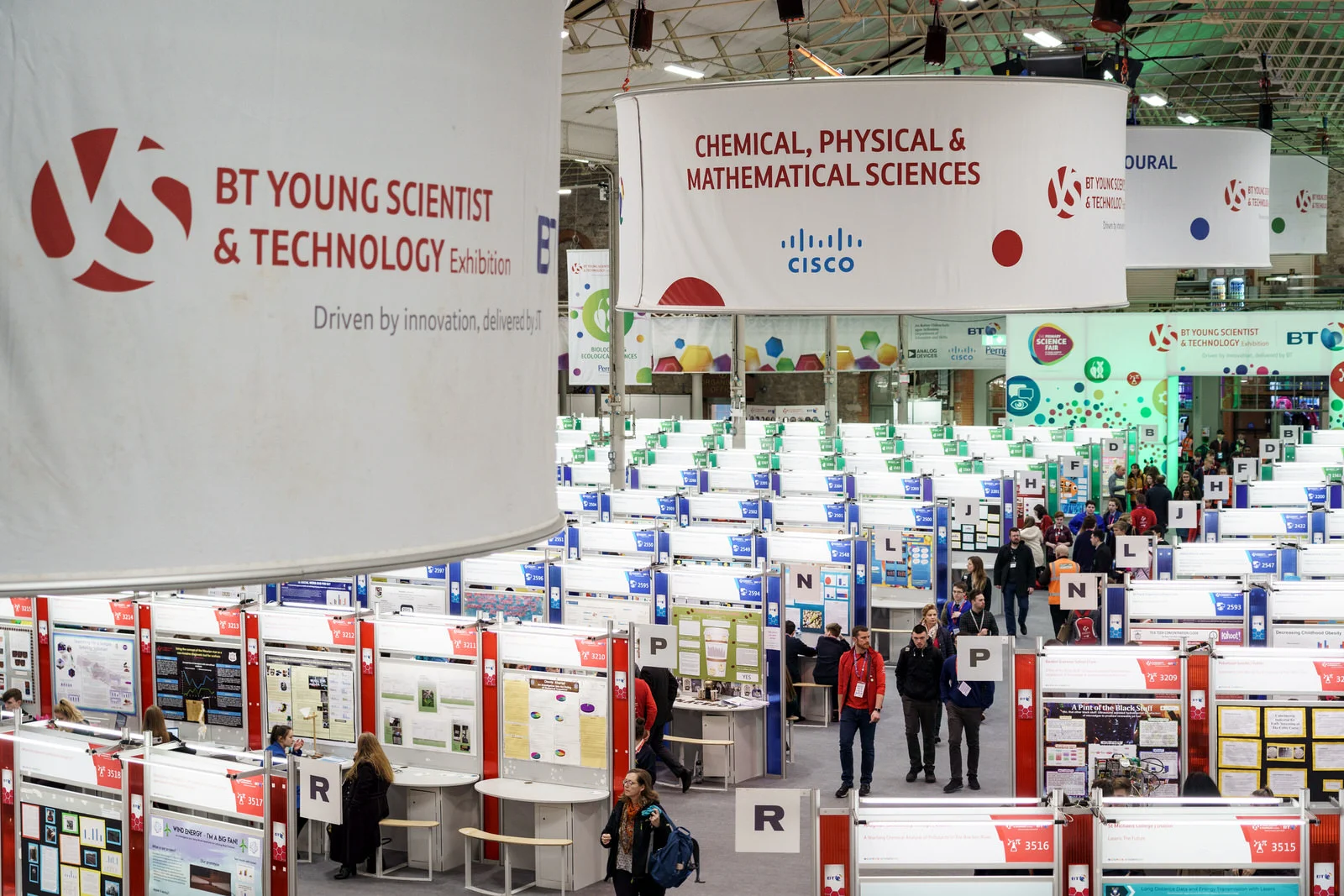 CISCO at BT Young Scientist and Technology Exhibition 2019 RDS Dublin Ireland.