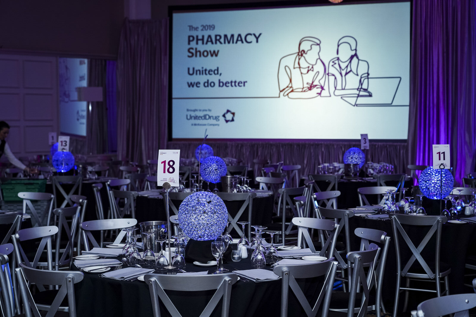  Pharmacy show exhibition conference and dinner photography by Roger Kenny. Exhibition at the Aviva Stadium Dublin Ireland. 