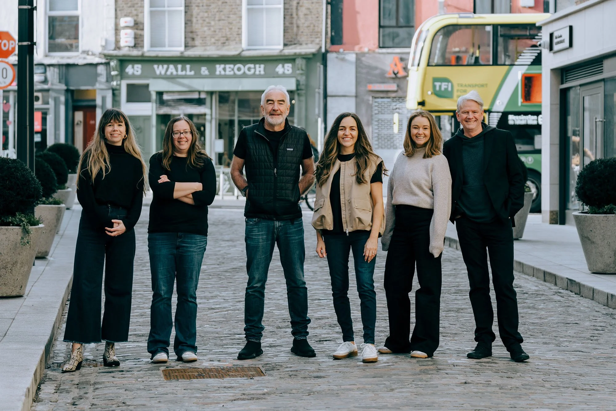 Team photographs for the business events industry in Dublin