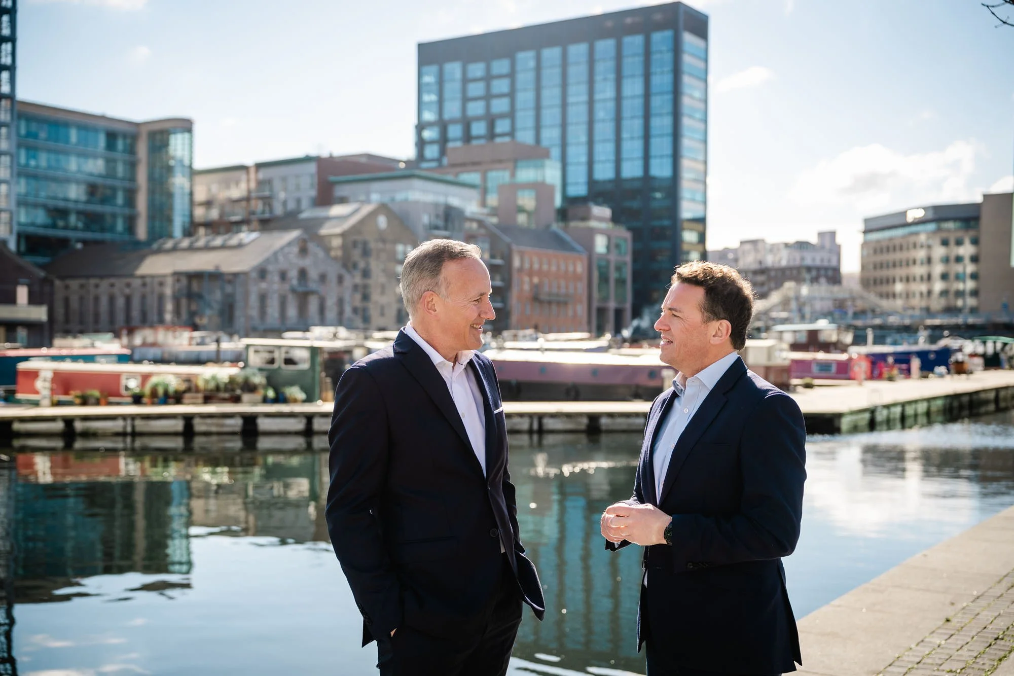 Corporate lifestyle headshots outdoors in Dublin