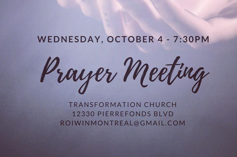 West Island Network — Evening of Prayer