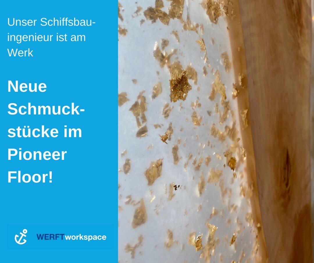 Wer es noch nicht wei&szlig;, Teil unseres #werft4nullteams ist Nicolaus Amler, Marine Engineer. Nebenberuflich unterst&uuml;tzt er uns im Bereich IT und mit kreativen Einrichtungsst&uuml;cken. Jetzt entstehen ganz besondere Schmuckst&uuml;cke f&uuml