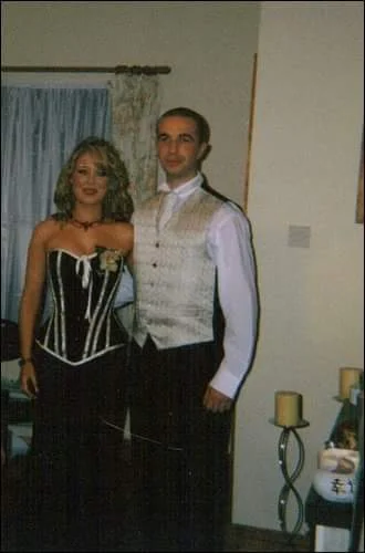 Awww - myself and Paul at my Debs - 12 years ago! 