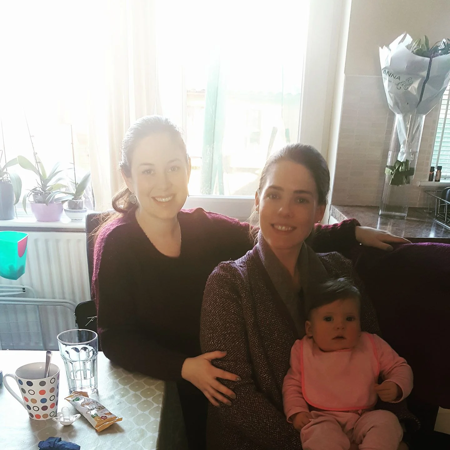 Lovely morning hanging out with Kathy and baby Robyn from Bump, Baby and Me 