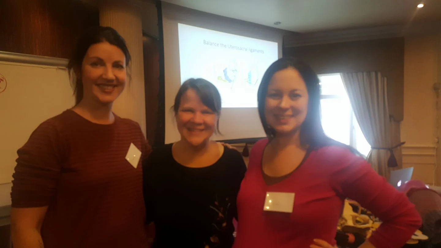 With DoulaCare Ireland Doula Emer McGlade and Gail Tully from Spinning Babies 