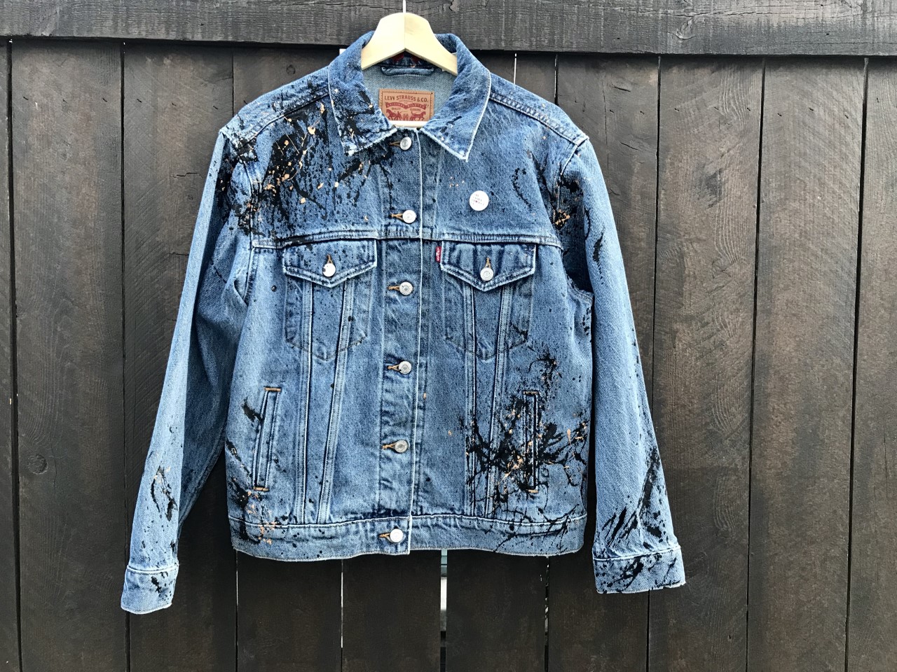 painted levis