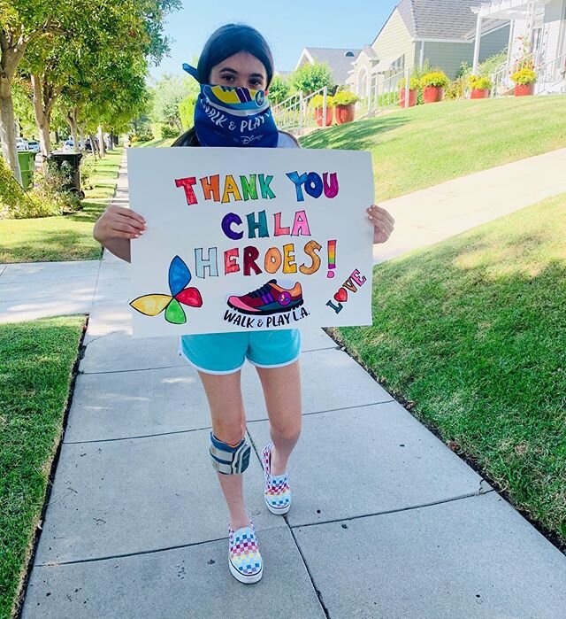 Great morning supporting the #WalkandPlayLA virtual event benefiting Children&rsquo;s Hospital Los Angeles! To everyone @childrensla, THANK YOU for being our heroes! ❤️❤️❤️
.
.
.
.
#thesashaprojectla #kidshelpingkids #love #nonprofit #philanthropy #g