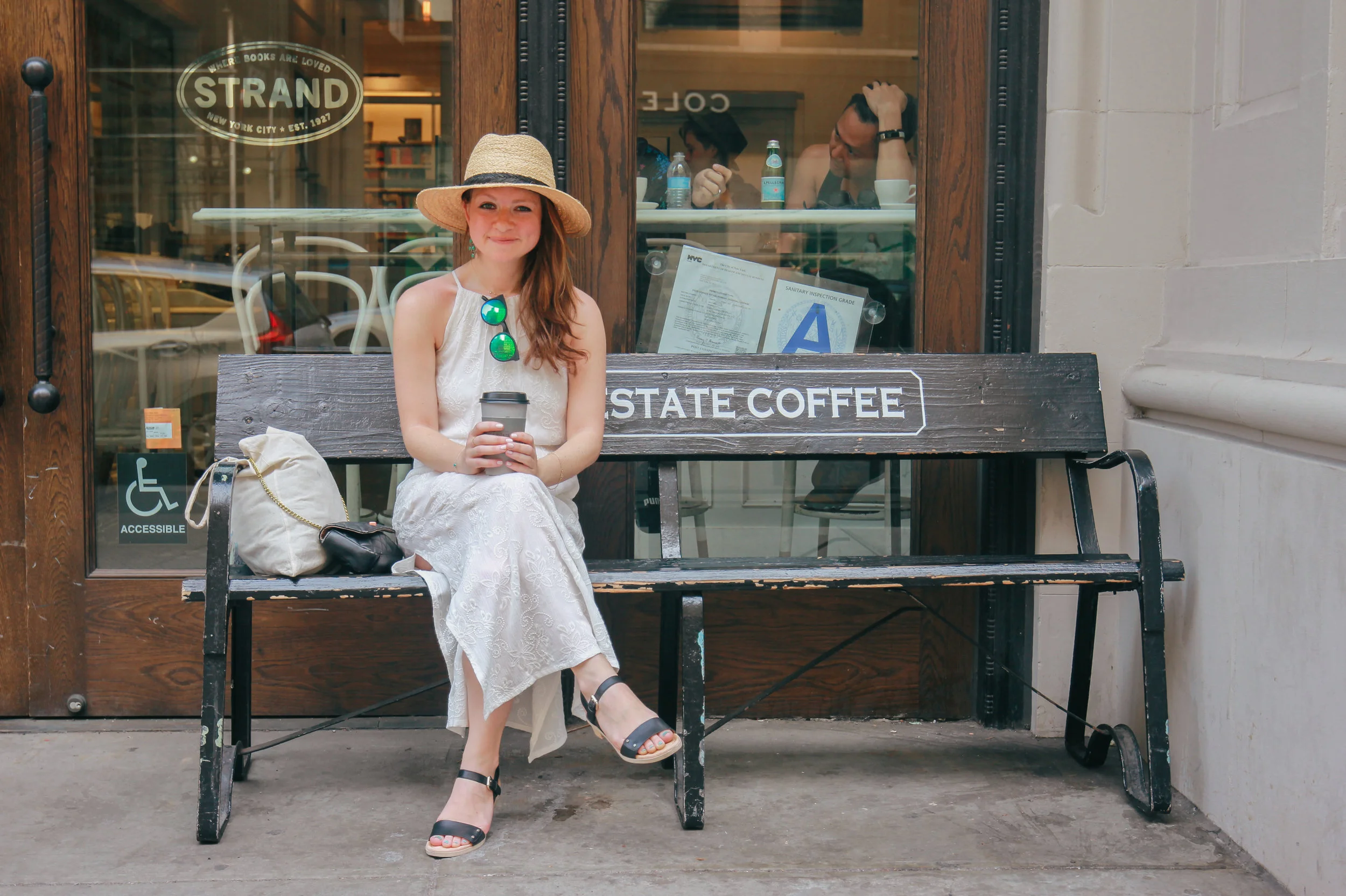 It was 95 degrees and I was holding a hot tea I didn't want to buy. Fine? Nope. 