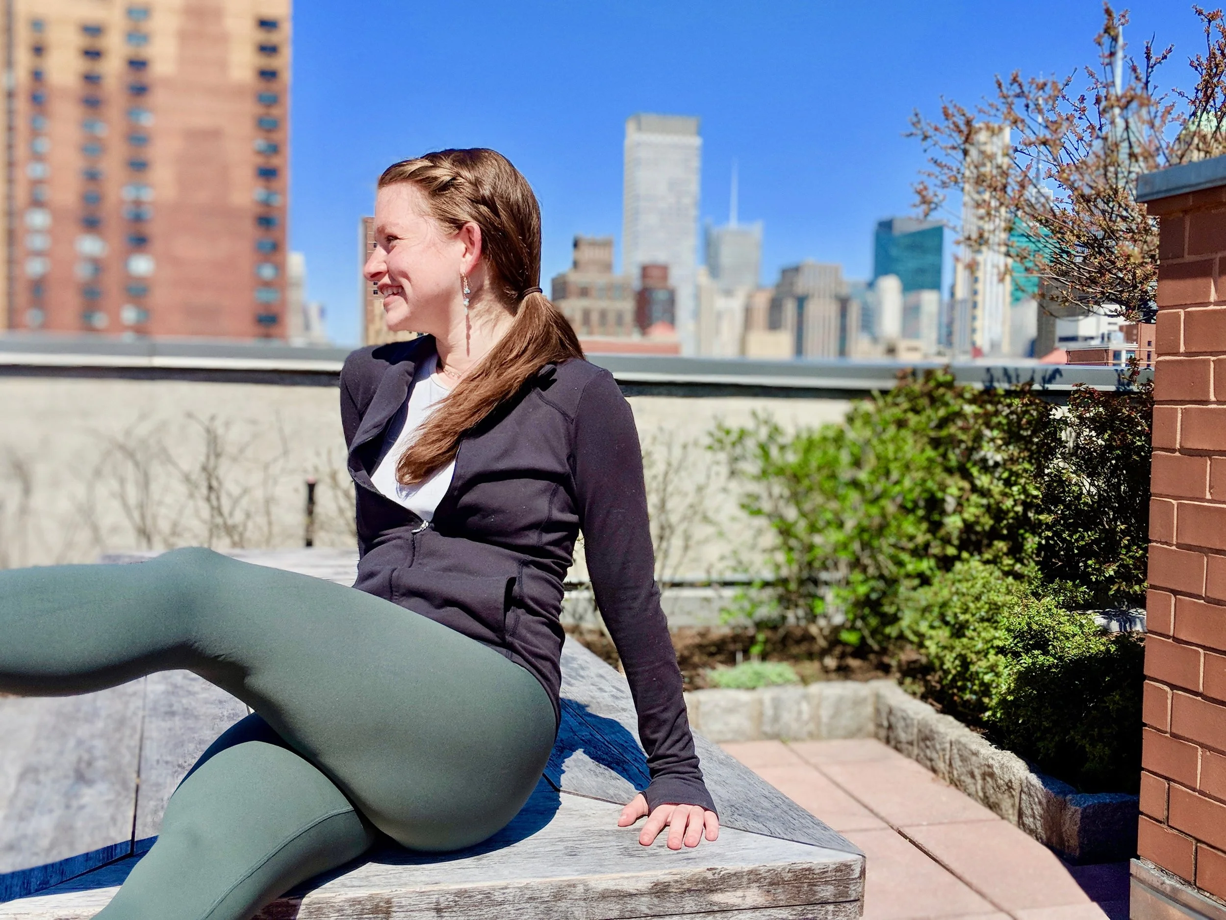 Finally feeling strong again--though I think this shoot established I am not the best at backbends :-) 