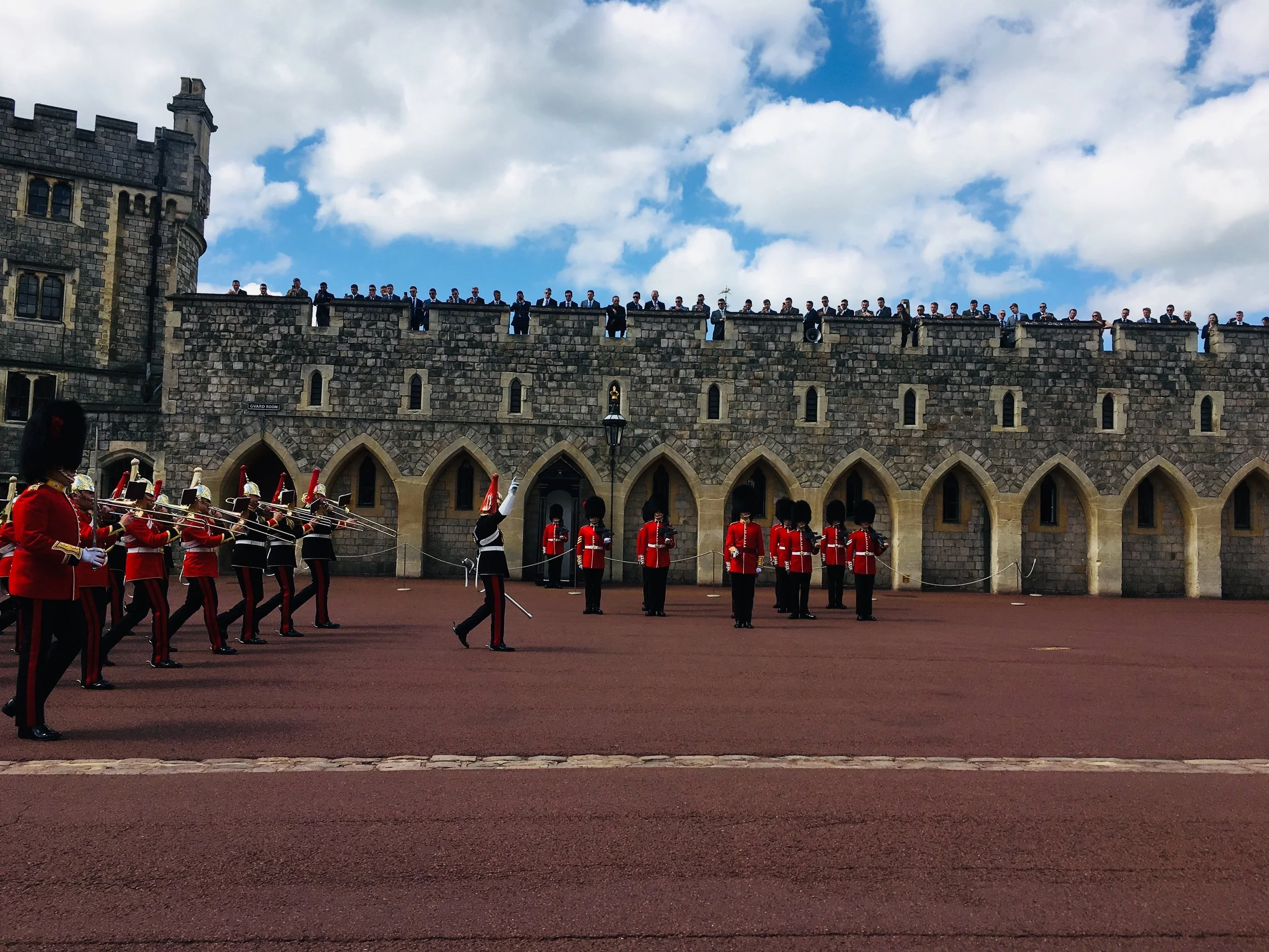 Changing of the guard at Windsor Castle