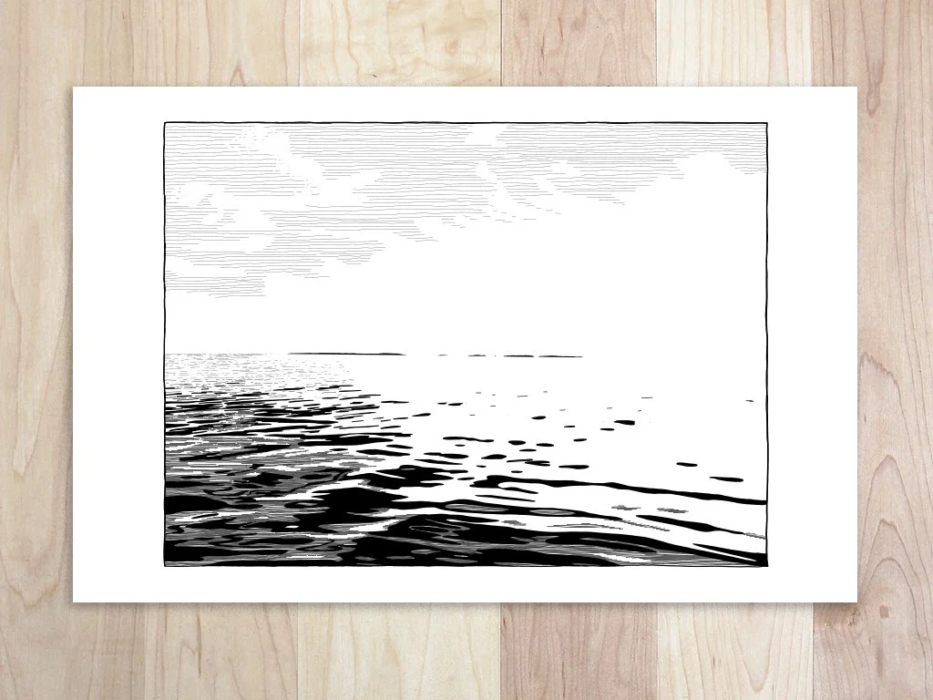 Bay of Fundi - Available in 13"x19" and 8.5"x11". Email if interested.