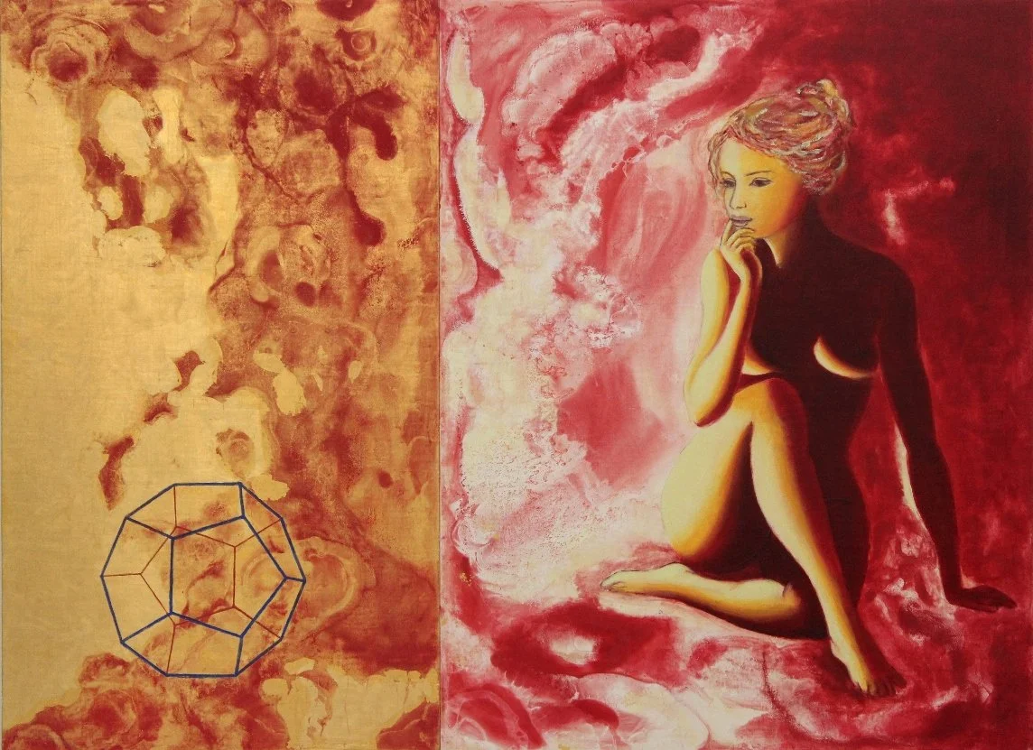 Homage to  Dürer, Sanguine I, Prima Materia (the god particle)