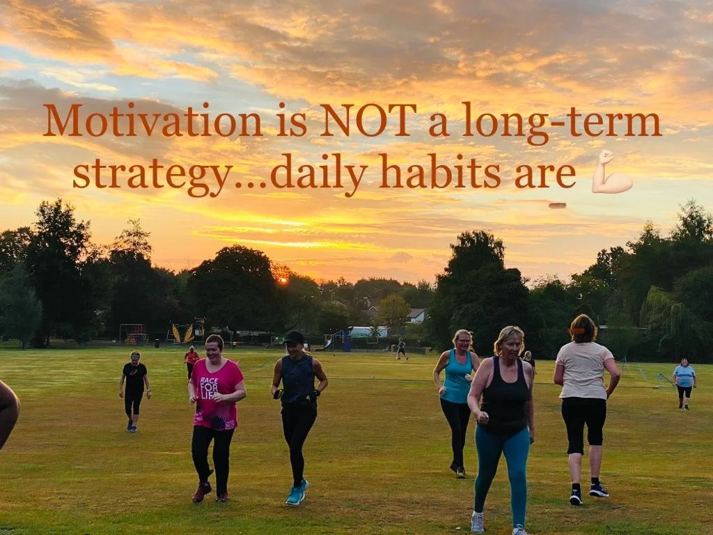 Motivation is NOT a long term strategy...daily habits are 💪