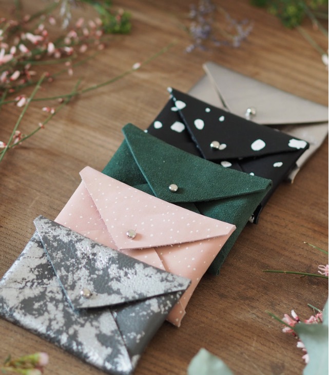 Rosie's hand made coin and card purses make a cute and very useful addition to any bag. . 