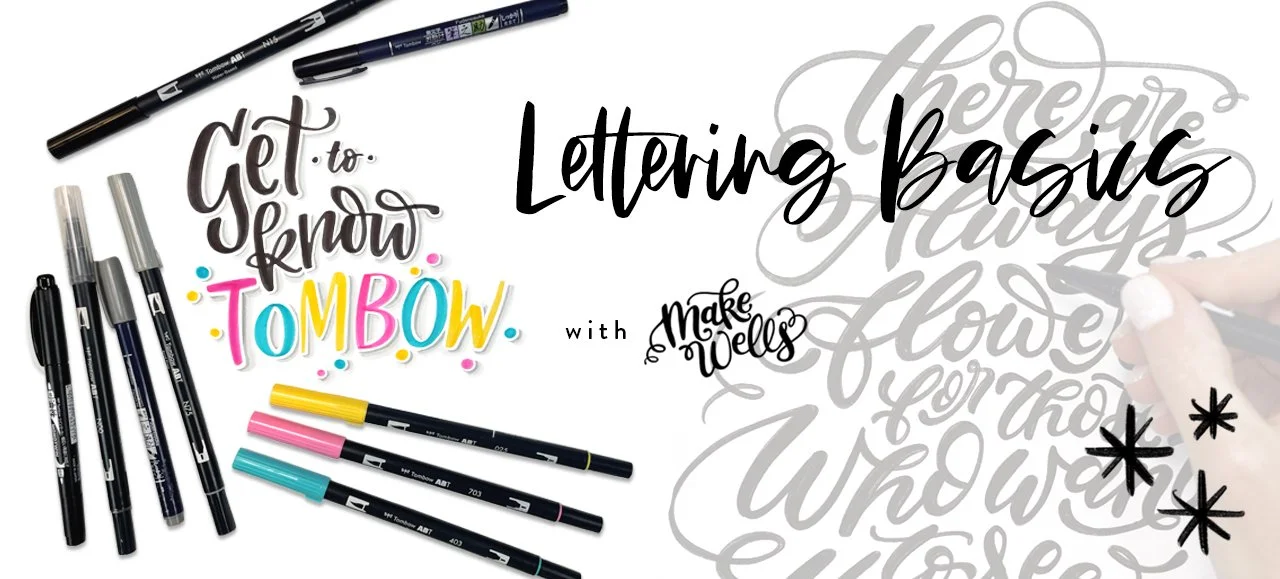 Tombow Lettering Classes Online | Brush Lettering Courses | MakeWells ...