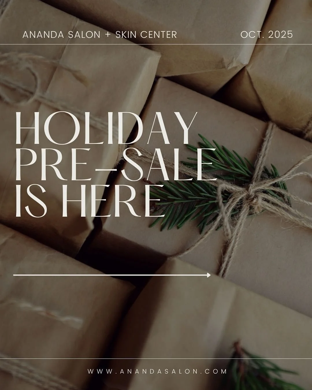 π HOLIDAY PRE-SALE IS HERE!
The Aveda 2025 Holiday Gift Sets have officially arrived at Ananda Salon + Skin Center — and they’re the perfect ready-to-give gifts for everyone on your list. β¨
Each limited-edition set is beautifully wrapp