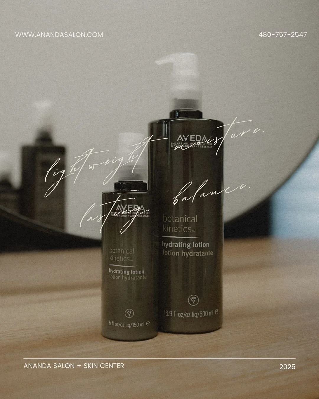 Your skin deserves hydration that feels as good as it looks.
The @aveda Botanical Kinetics™ Hydrating Lotion delivers lightweight, plant-powered moisture that absorbs quickly and leaves skin soft, refreshed, and balanced — never greasy. ?