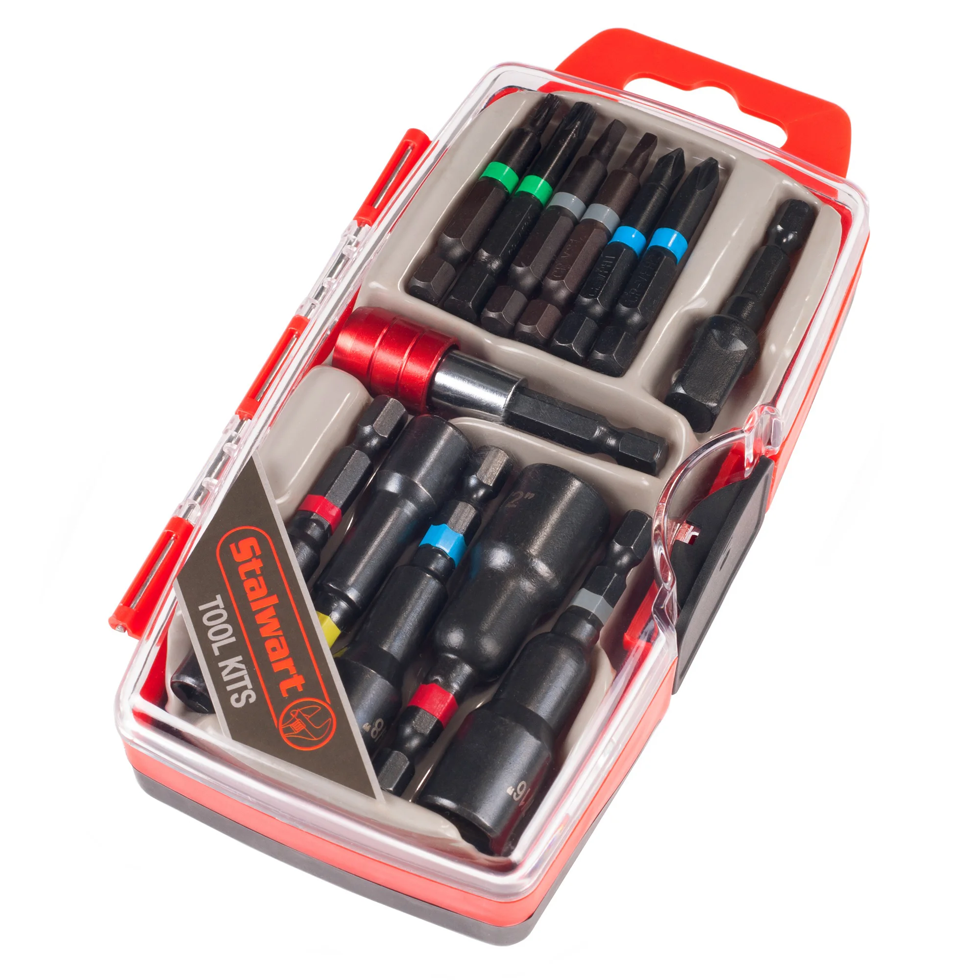 Stalwart Power Bit and SAE Nut Driver Set 13 PC