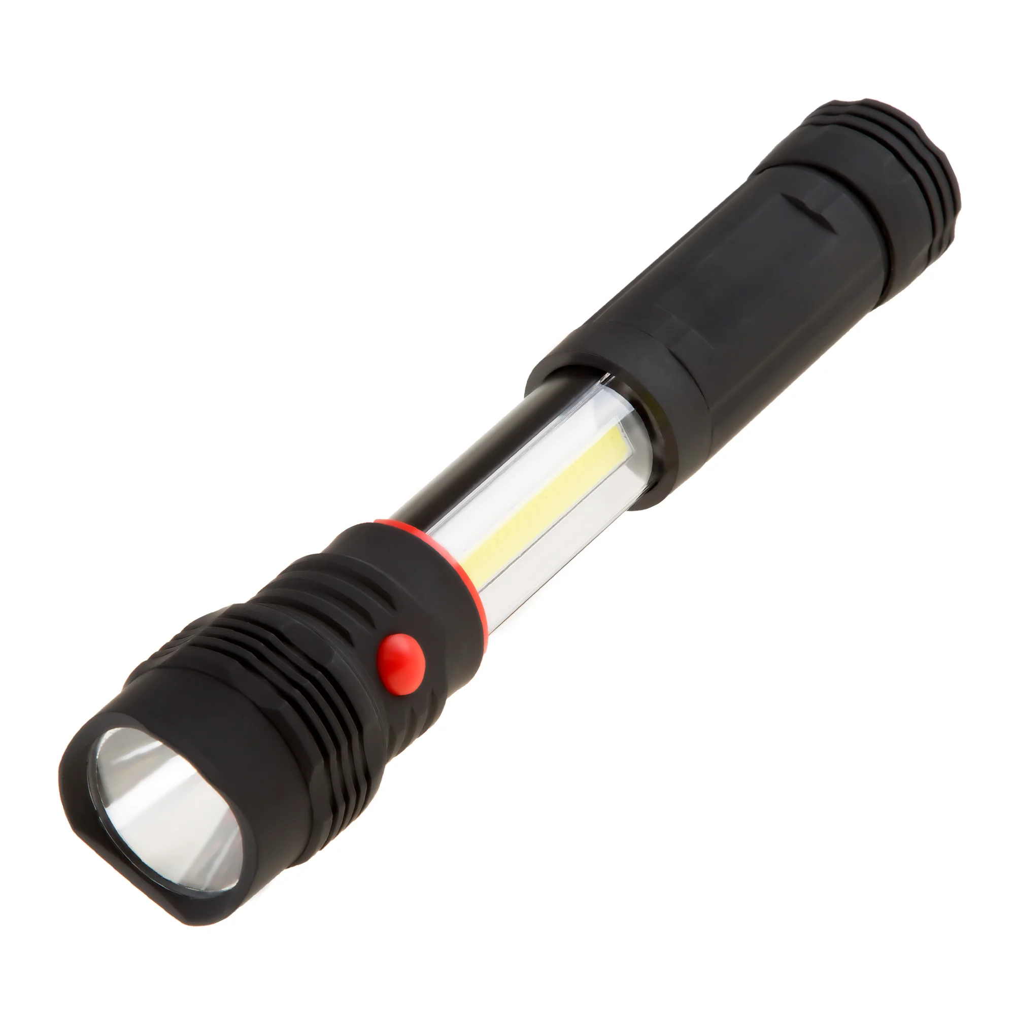 Stalwart 2 in 1 COB LED Telescoping Worklight Flashlight