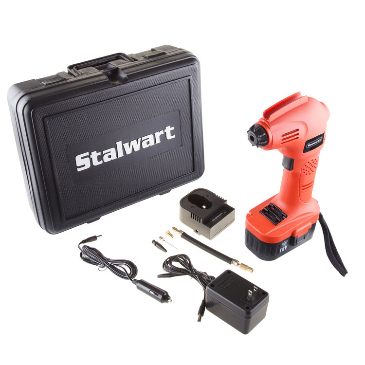 Stalwart 75-Piece 12V Cordless Drill Accessories Set with LED Flashlight 