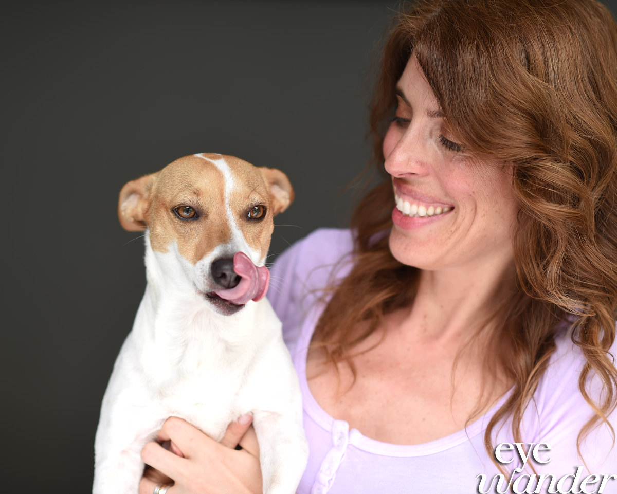 Lily loves to join in the headshot sessions! 