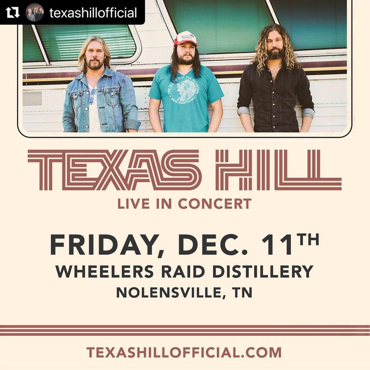 #Repost @texashillofficial with @make_repost
・・・
We&rsquo;re BACK at @wheelerstastingroom this Friday night and bringing a few Christmas tunes with us 🎅🏼🎅🏼🎅🏼@texashillofficial