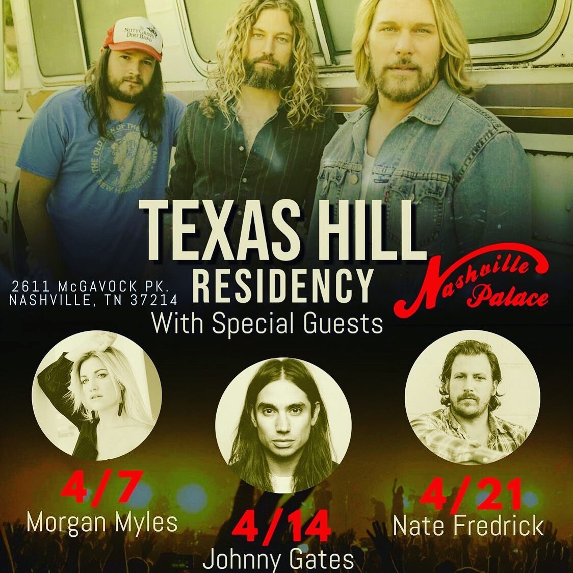 Tonight! 🎸🎸🎸
.
.
.
@texashillofficial @thenashvillepalace