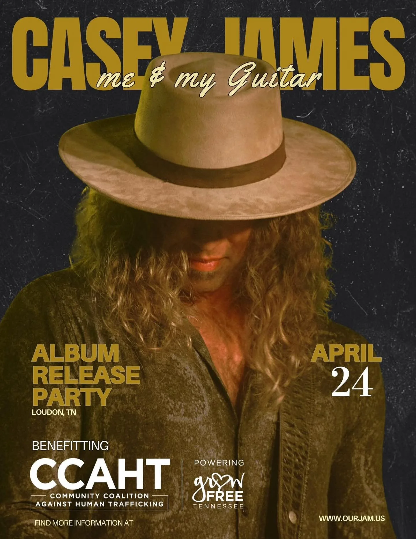 Come enjoy music and help save a life as we fight for freedom and hope. Help us take a stand for those who can&rsquo;t. 

My album release will benefit the @theccaht  Community CoalAgainst Human Trafficking - CCAHT  by helping to raise much-needed fu