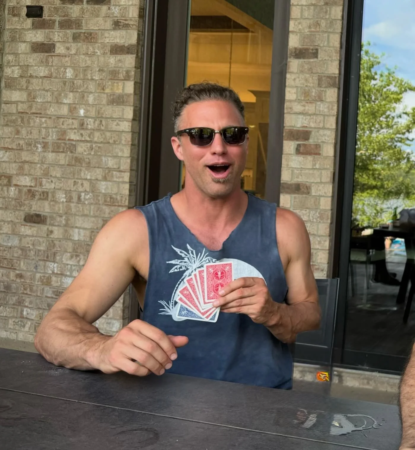 Always a blast spending time with the in-laws. It's not just about the cards you're dealt. It's the way you play them.