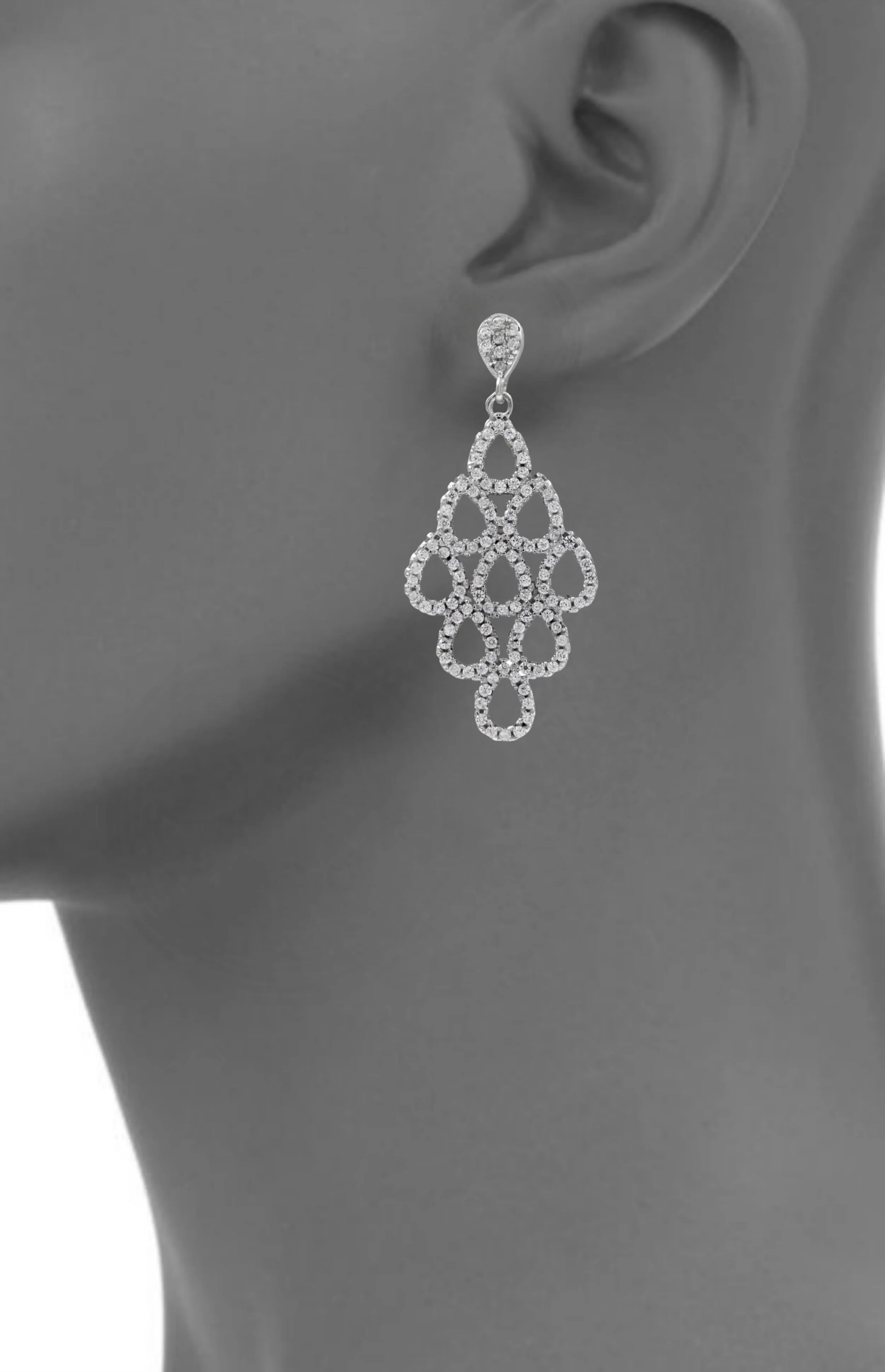 Lace Chandelier Earrings.Ear Model.jpg