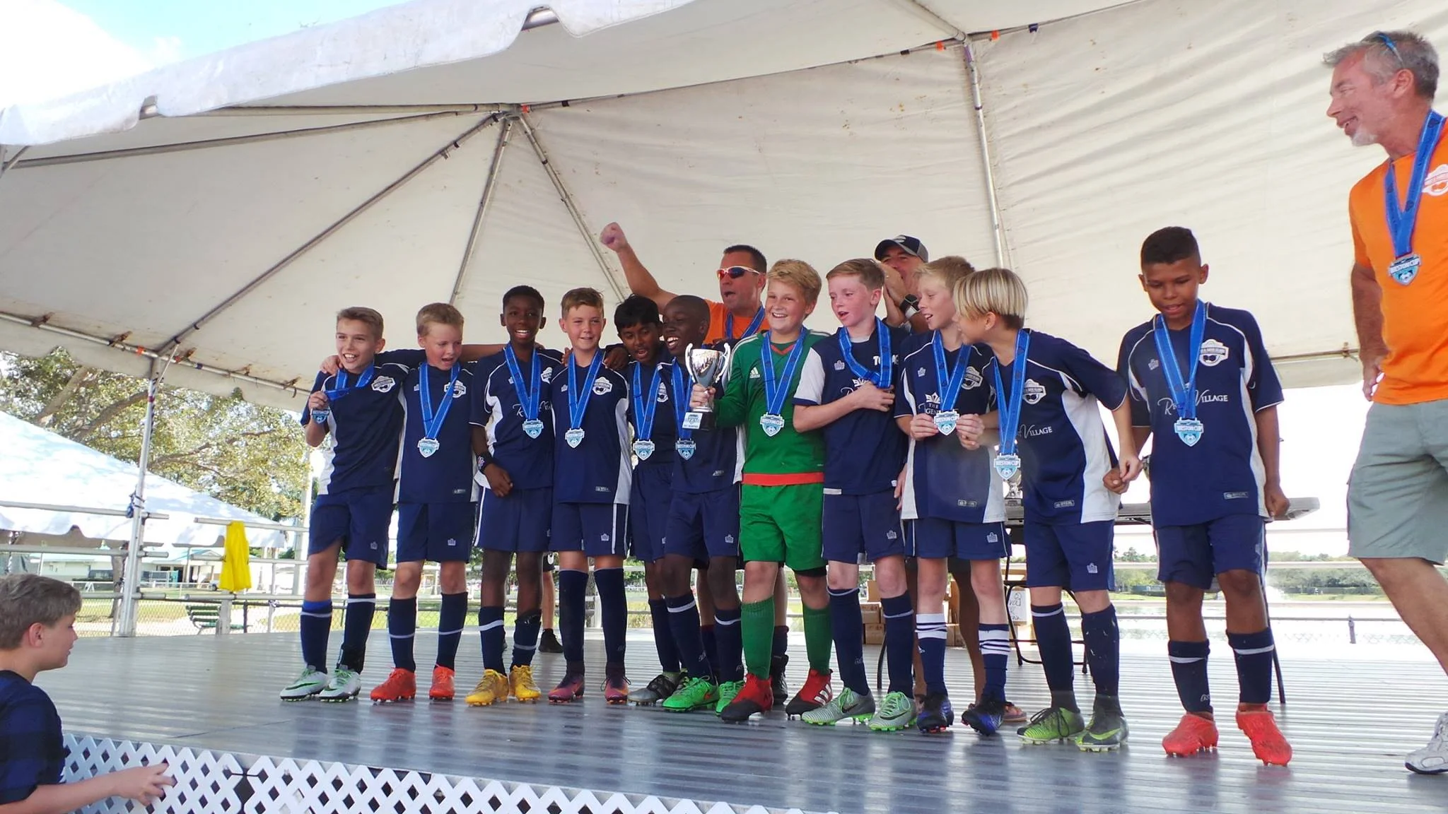 Boys under 12 bronze medal winners
