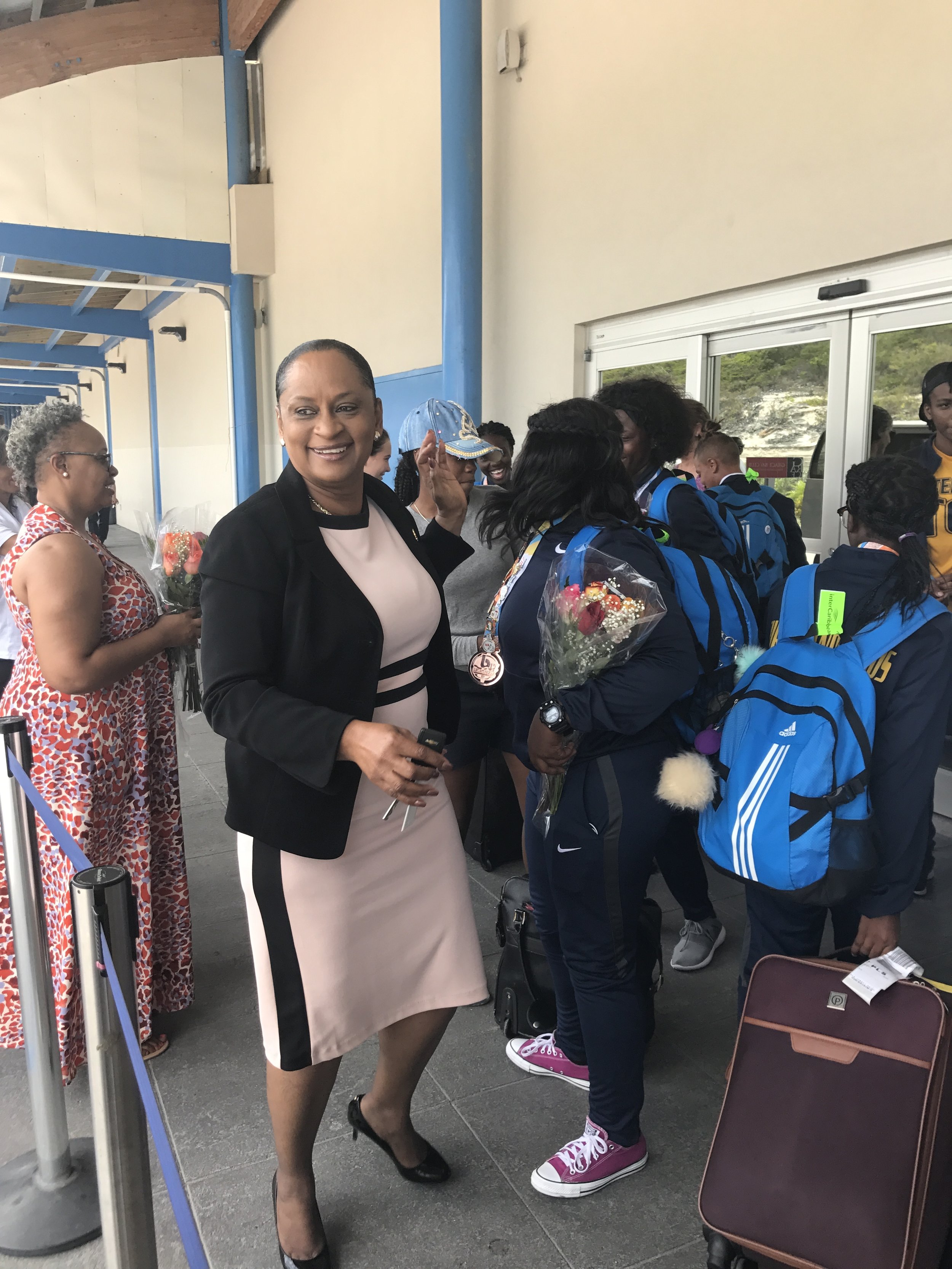 Hon. Karen Malcolm, TCI minister of Education, Youth, Sports, and Library Services