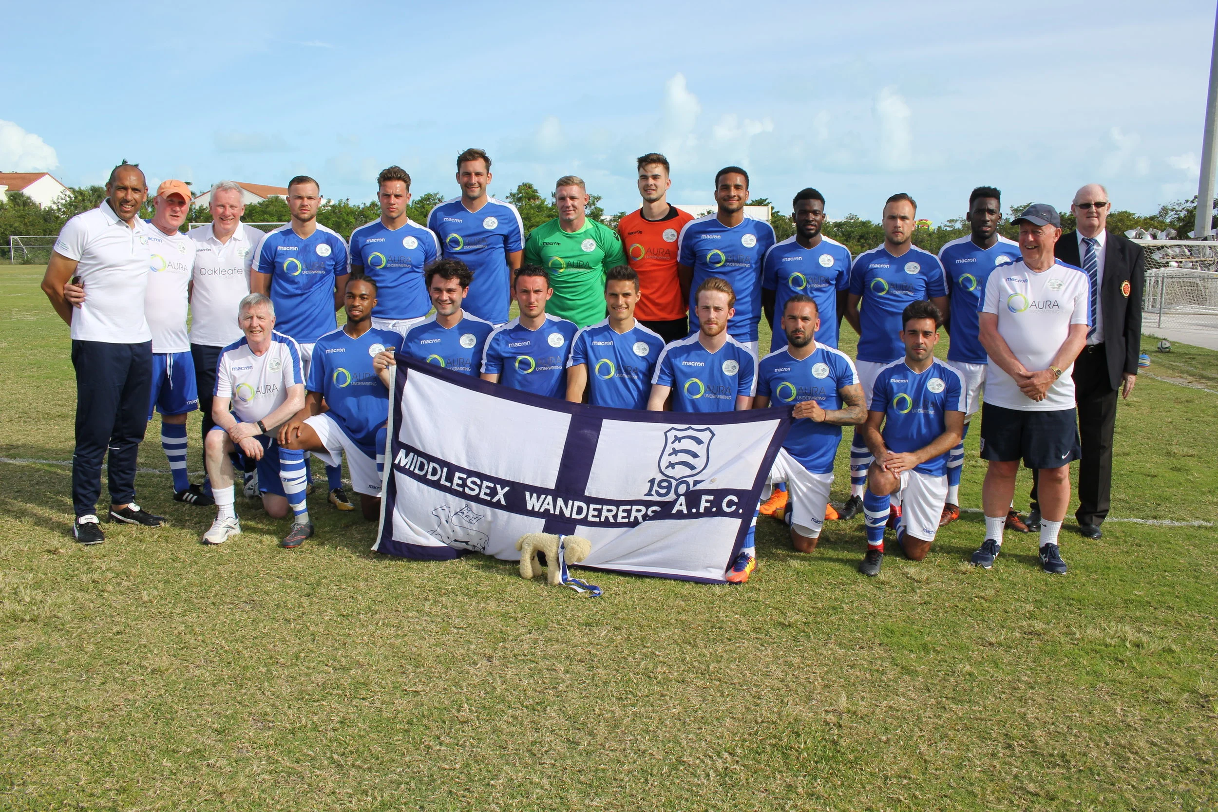 TCIFA Welcomes English Touring Amateur Football Club, Middlesex Wanderers, For Hurricane Irma Solidarity Through Sport Tour