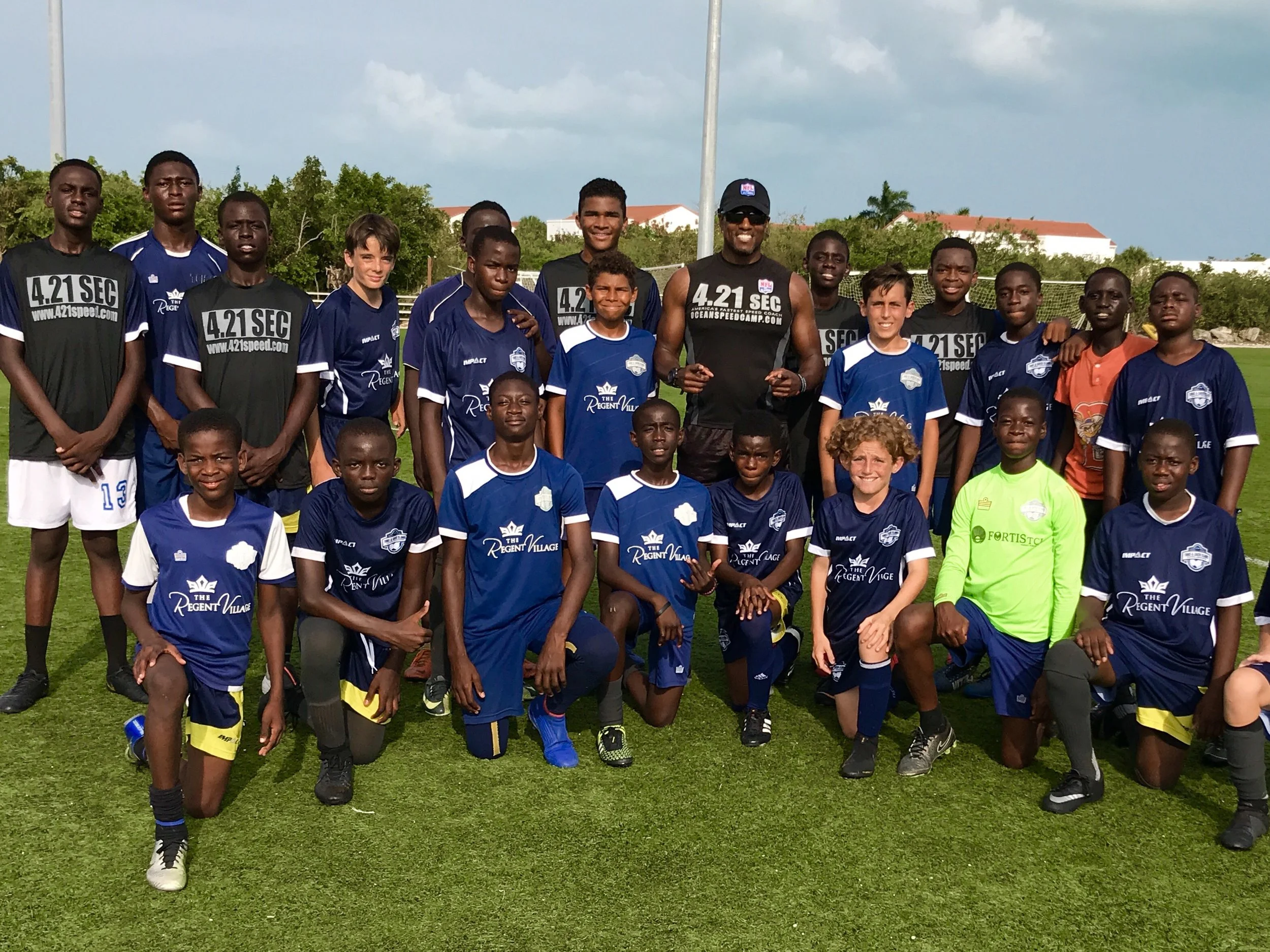 Former NFL Player Anthony Prior Conducts Speed Development Camp at TCIFA