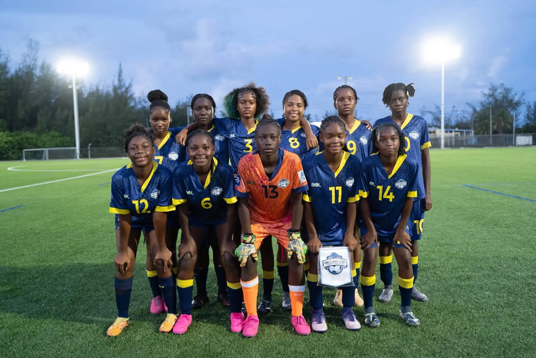 Turks and Caicos Islands Girls U-15 National Team Shines at the 2026 BFA Goombay Soccer Cup